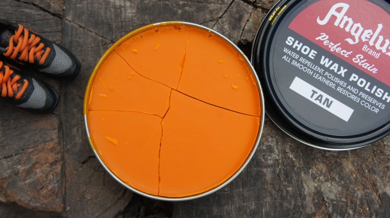 Віск для шкіри Angelus shoe wax Tan (рудий) made in USA